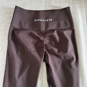 Alphalete Chocolate Brown Leggings